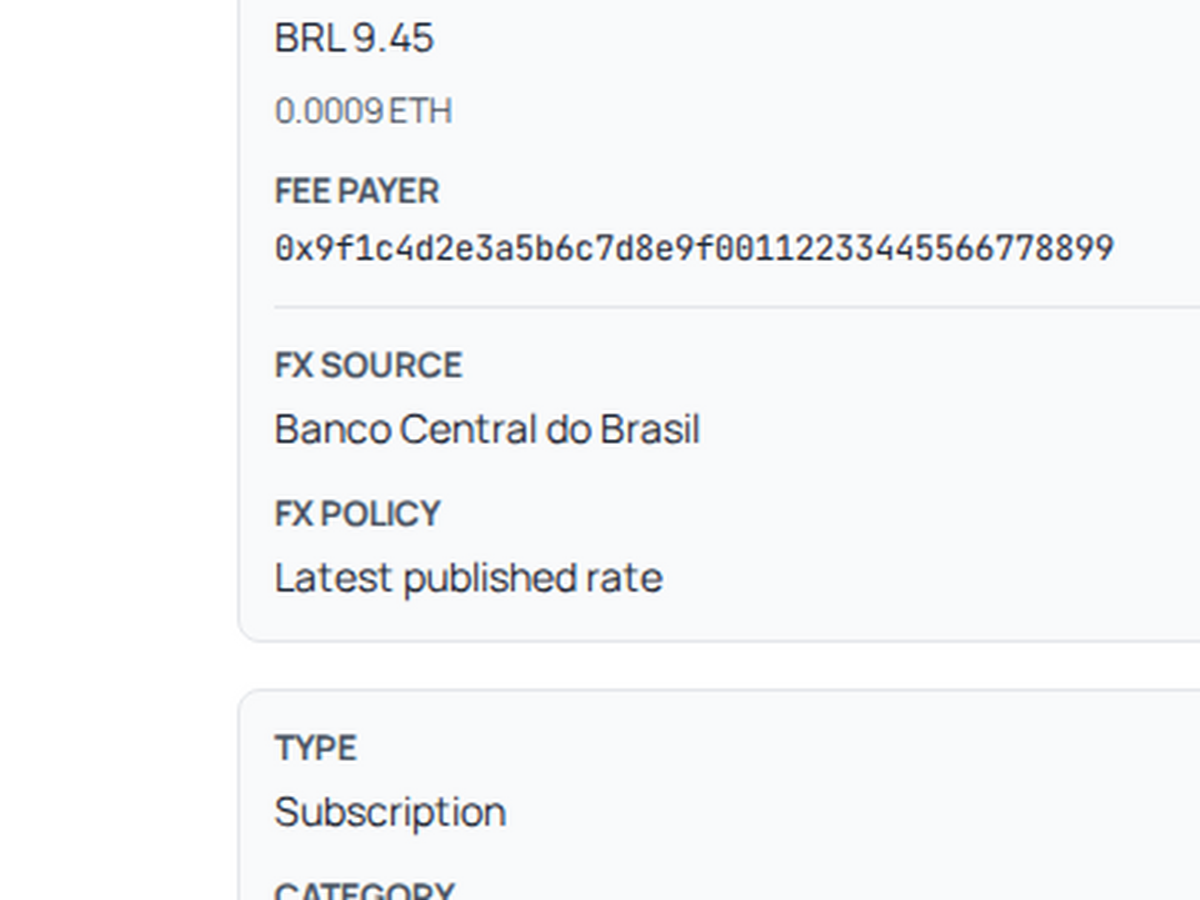 TxFlows transaction detail showing historic FX source and policy
